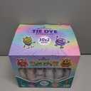 30 Colors Tie Dye Kit, Tie Dye Set for Kids, Pre-Filled Tye Dye Bottles, Non Toxic Permanent Fabric Dye Art Set, Easy DIY Fabric Art - Create Fun (30 Colors)