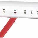 Champion Sports Adjustable Height Training Hurdle, Red