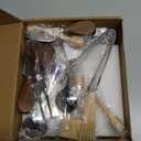 Charcuterie Boards Accessories(29 PCS) Cheese Spreaders for Charcuterie Board Mini Serving Spoon Fork Tongs Blank Toothpick Flags Bowl (Primary color)