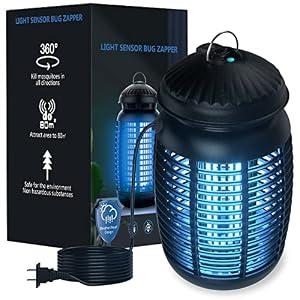 VANELC Bug Zapper for Indoor and Outdoor, 4200V Electric Mosquito Zapper, High Powered Waterproof Fly Zappers Mosquito Traps Outdoor, Fly Control for Home, Kitchen, Backyard, Camping