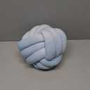 Knot Pillow Ball Round Cushion Pillows, Children Room Decoration Plush Toys Calming Stress Relief Toy (Light Blue,8.5in/22cm)
