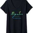 Womens Big Sur California V-Neck T-Shirt, Size: S