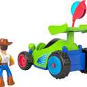 Fisher-Price Imaginext Woody & R.C. Play Set, with 3-inch Action Figure, Toy R.C. Vehicle & 2 Projectiles, Inspired by Disney and Pixar Toy Story