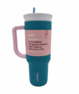Owala® 40 oz Travel Tumbler SS Tickle Me Teal