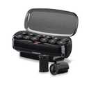 Conair Hot Rollers Hair Curlers for Long, Medium and All Hair | Heated Rollers with Hair Roller Clips Included | 1 1/2-inch Rollers | (Pack of 1), Black 