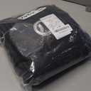 NICETOWN Pitch Black Solid Thermal Insulated Grommet Blackout Curtains/Drapes for Bedroom Window (2 Panels, 42 inches Wide by 63 inches Long, Black)