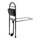 Medline Bed Assist Bar with Storage Pocket, Height Adjustable Bed Rail for Elderly Adults, Assistance for Getting In and Out of Bed at Home