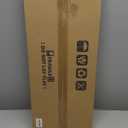 8x24 Picture Frame 2 Pack, Rustic Black Wood Frame with Tempered Glass, Display Pictures Multiple Five 4x6 With Mat or 8 x 24 Without Mat - Horizontal or Vertical Wall Mounting