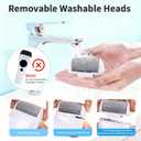 3 x Electric Callus Remover for Feet 4 Pack 1200mAh Rechargeable Foot Care Pedicure Tool with 3 Modes and Digital Power Display for Removing Dead Skin Hard Skin and Dry Cracks