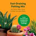 Miracle-Gro Cactus, Palm and Citrus Potting Mix, for Indoor or Outdoor Potted Plants, Great for Succulents, 8 qt., 2-Pack