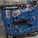 Vacmaster 4 Gallon, 5 Peak HP with 2-Stage Industrial Motor Wet/Dry Floor Vacuum, VF408, Blue