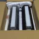 2-Pack Dimmable LED Outdoor Wall Lights, Black Modern Exterior Up Down Porch Light Wall Mount, 10W 11.8 Wall Sconce for House, Patio, Commercial Lighting Fixtures