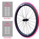 2 Pack Ridenow TPU Inner Tube 700 x 18-32c/32-47c Super Light for Road Bike Gravel Tubes with 45mm/65mm/85mm Presta Valves (Include Repair Patch Kit)