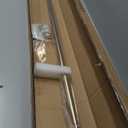 Warm Gold Disc Curtain Rods, 48-84 Inches Window Curtain Rod,Adjustable Room Darkening Drapery Rod with Aluminum Finials and Brackets,Wrap Around Design