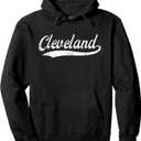Vintage Cleveland Ohio Distressed OH Apparel Pullover Hoodie size M