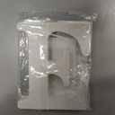 AOCEAN 4 Inch White Wood Letters Unfinished Wood Letters for Wall Decor Decorative Standing Letters Slices Sign Board Decoration for Craft Home Party Projects (E)