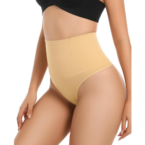Yeblues Thong Shapewear Tummy Control for Women Seamless Shapewear Underwear Body Shaper Panties for Under Dresses, XL