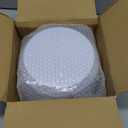 Hioasis 8 Pack Plastic Serving Bowls 128oz White Plastic Bowls Heavy Duty Disposable Serving Bowls for Party Snack & Salad & Candy & Bar Buffet