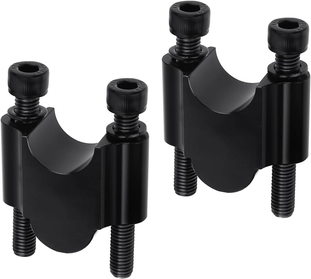 M MATI 7/8" Heavy Duty Black Handlebar Risers 30mm Height for Honda for Yamaha for Suzuki for Kawasaki for Can-Am for BMW Motorcycle & ATV Dirt Bike