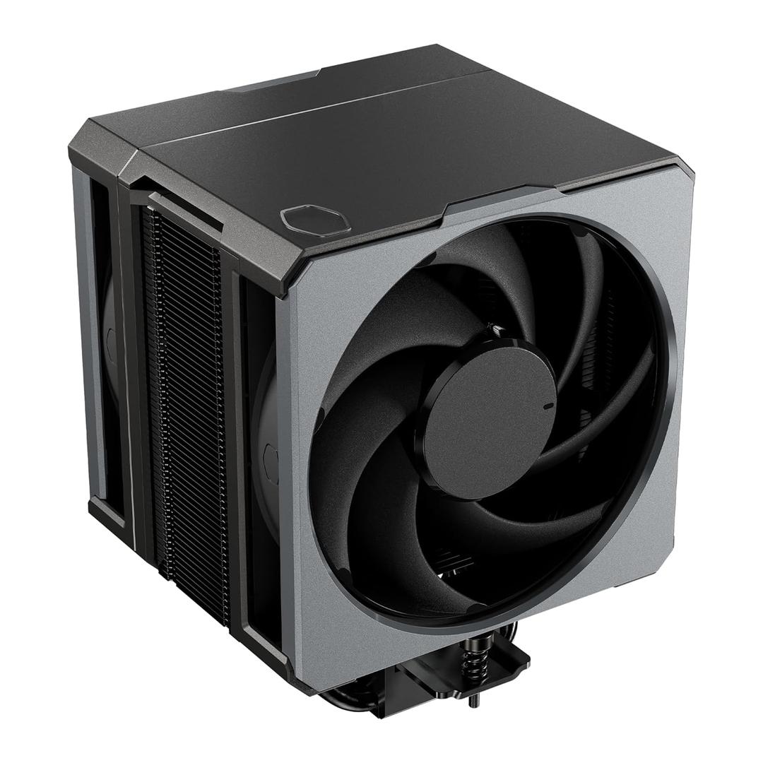 Cooler Master Hyper 612 APEX CPU Air Cooler  Powerful Dual 120mm PWM Fans, 6 Copper Heat Pipes, AMD AM5/AM4 & Intel LGA 1851/1700, High Performance Tower Cooler with Premium Top Cover, 159mm Height