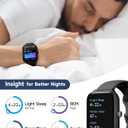 TOOBUR Smart Watch for Men Women Alexa Built-in, 1.95" Fitness Tracker with Answer/Make Calls, IP68 Waterproof/Heart Rate/Sleep Tracker/100 Sports, Fitness Watch Compatible Android iOS
