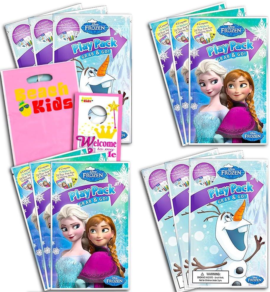 Bundle of 12 Disney Frozen Grab & Go Play Packs