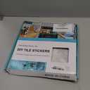 5-Sheet 3D Herringbone Peel and Stick Stone Tiles, Genuine Marble Self Adhesive Backsplash, Waterproof Heat Resistant for Kitchen Bathroom Fireplace, Mixed Gray (Covers 4.5 Sq Ft)