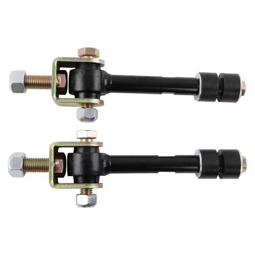 Sway Bar End Links (0-2") Compatible with 1999-2019 Chevy Silverado & GMC Sierra 1500HD 2500HD 3500HD | Heavy Duty Front Suspension Stabilizer Links | Replace# KRSWEL02