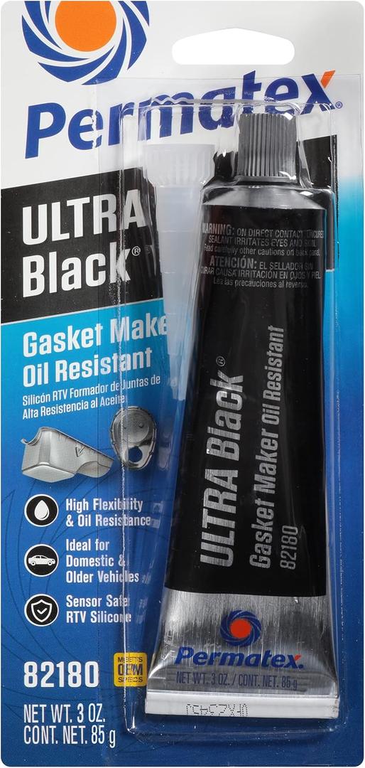 Permatex 82180 Ultra Black RTV Silicone Gasket Maker