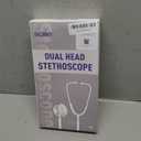 SCIAN Stethoscope for Nurse - Deluxe Single Head Stethoscope for Medical and Clinical Use, Perfect Work for Nurse Doctor Pediatric Infant (Black)