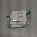 Patelai 6 Pack Denture Cleaning Brush Dual Head Portable Denture Toothbrush Hard Double Sided Multi-Layered Bristles False Teeth Toothbrush for Care Clean Clear Brace Mouth Guard(Blue White,Flat)