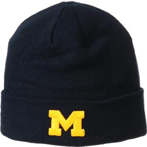  NCAA Mens Cuff Beanie Team Color, Black Medium
