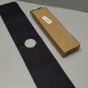 Customizable Kitchen Sink Faucet Mat: 30"Lx5.5"W Bathroom Counter Protector Drip Catcher - Splash Guard with Pre-Cut Center Hole, Trimming to Fit 2 & 3 Hole Faucet & Irregular Sink with Soap Dispenser