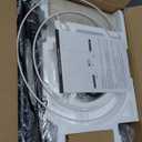 Upgraded Dimmable Floor Lamp, 1000 Lumens LED Edison Bulb Included, Arc Floor Lamps for Living Room Modern Standing Lamp with Linen Shade, Tall Lamp for Bedroom Office Dining Room- Black