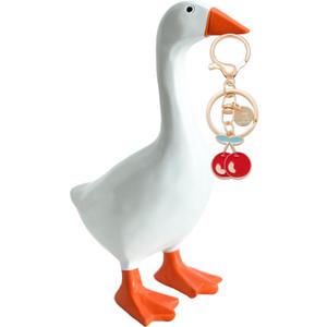 Magnetic Goose Key Holder, Cute Duck Statue Key Hanger, Kawaii Magnetic Silly Goose Figurines,Funny Office Desk Decor Bedroom Decorations Home Decor Aesthetic