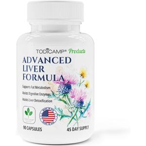 Liver Health, Repair & Detox with Milk Thistle, Artichoke Extract, Choline - Advanced Liver Formula for Liver Flush Cleanse, Milk Thistle Liver Support (90 Capsules (Pack of 1))