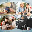 2 x Sensory Activity Board Upgraded- 3D Sensory Activity Ball,Stress Relief Toy,Silicone Fidget Toy for Stress Relief,Anxiety,Autism,ADHD,Kids 3+ & Adults,with Travel Storage Bag & 16 Strings (Blue) (Sphere)