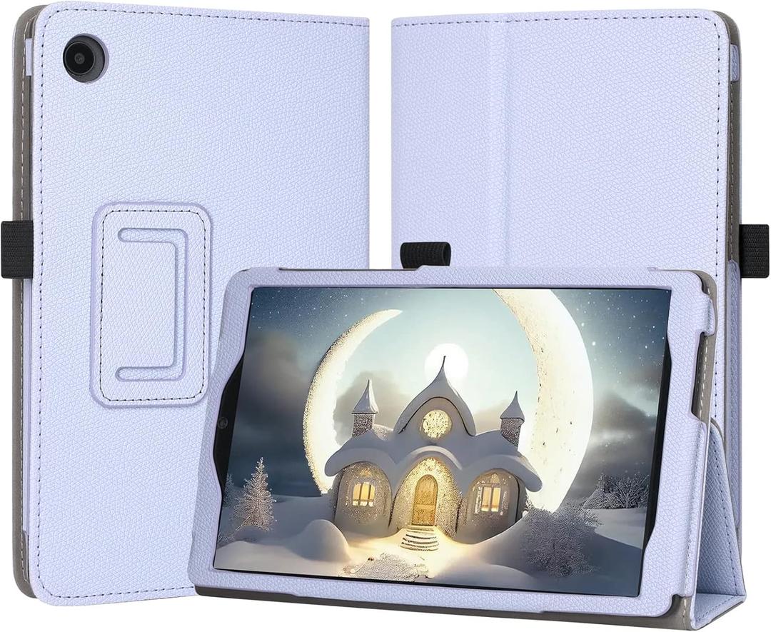 Caweet Case for TCL Tab 8 LE 9137W/TCL Tab 8 WiFi 9132X/TCL Tab 8 SE 6048E/TCL Tab 8 Plus 9138S, Lilac Purple