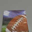 Creative Converting 331930 Football Party Beverage Napkins Brown, 6 Pack