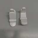 Door Lever Lock (2 Pack)  Prevents Toddlers from Opening Doors  Easy One-Hand Operation for Adults  Durable ABS with 3M Adhesive Backing  No Tools Needed for Install (White)