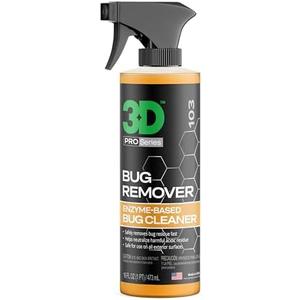 3D Bug Remover - All Purpose Exterior Cleaner & Degreaser to Wipe Away Bugs on Plastic, Rubber, Metal, Chrome, Aluminum, Windows & Mirrors, Suitable for use on Car Paint, Wax & Clear Coat