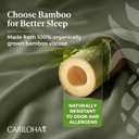 Cariloha Aloha Soft 100% Organic Bamboo Viscose Sheets 4-Piece King Sheet Set 16 in Deep Pockets Buttery Soft, Hypoallergenic, Cooling Sheets Oeko-TEX Standard 100 Coastal Pine