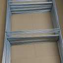 25 Pack Yard Sign Stakes, 24x10 Metal H-Stakes for Real Estate, Custom DIY Outdoor Signs