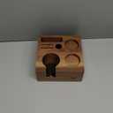 54mm Espresso Tamping Station V3 Walnut Portafilter Holder Espresso Organizer for Breville Machines with Tamper Holder, Distributor Slot, and Multi Accessory Storage