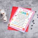 Back to School Supplies for Girls Dorm Room Essentials First Day of School Cards for Son Daughter Students School Stuff for Kids Boys Kindergarten Preschool College 1st 2th 3th 4th 5th Grade