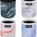 Cosmos 4 Pcs Soft Neoprene 7.5 Fl Oz Mini Can Sleeves Insulators Can Cooler Sleek Can Drink Covers Neoprene Can Sleeve Holder Beverage Insulator Cover for Energy Drink & Beer Cans