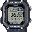 Casio WS-B1000 Series | Men's Digital Watch | (Black) | 100M WR | Step Tracker | LED Illuminator | 100 SEC Chronograph | Daily Alarm