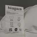 Niagara Mattress Topper Queen - Microfiber Fabric Mattress Pad - Thick Breathable Pillow Top Mattress Pad for Back Pain Relief - Deep Pocket Fits 8-20 Inches Mattress