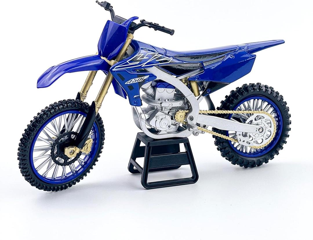 Dirt Bike Model, 1/12 Scale YZ450F DieCast Motorcycle ModelMotocross Motorbike with Realistic Details, Alloy Body, Display Gift for Enthusiasts