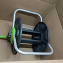 Garden Water Hose Reel Cart, Holds 65-100 Ft of 5/8 Inch, Wall Mounted Garden Hose Cart, Portable Hose Holder for Convenient Hose Storage and Watering